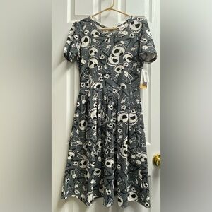 LuLaRoe Jack Skeleton dress size M.